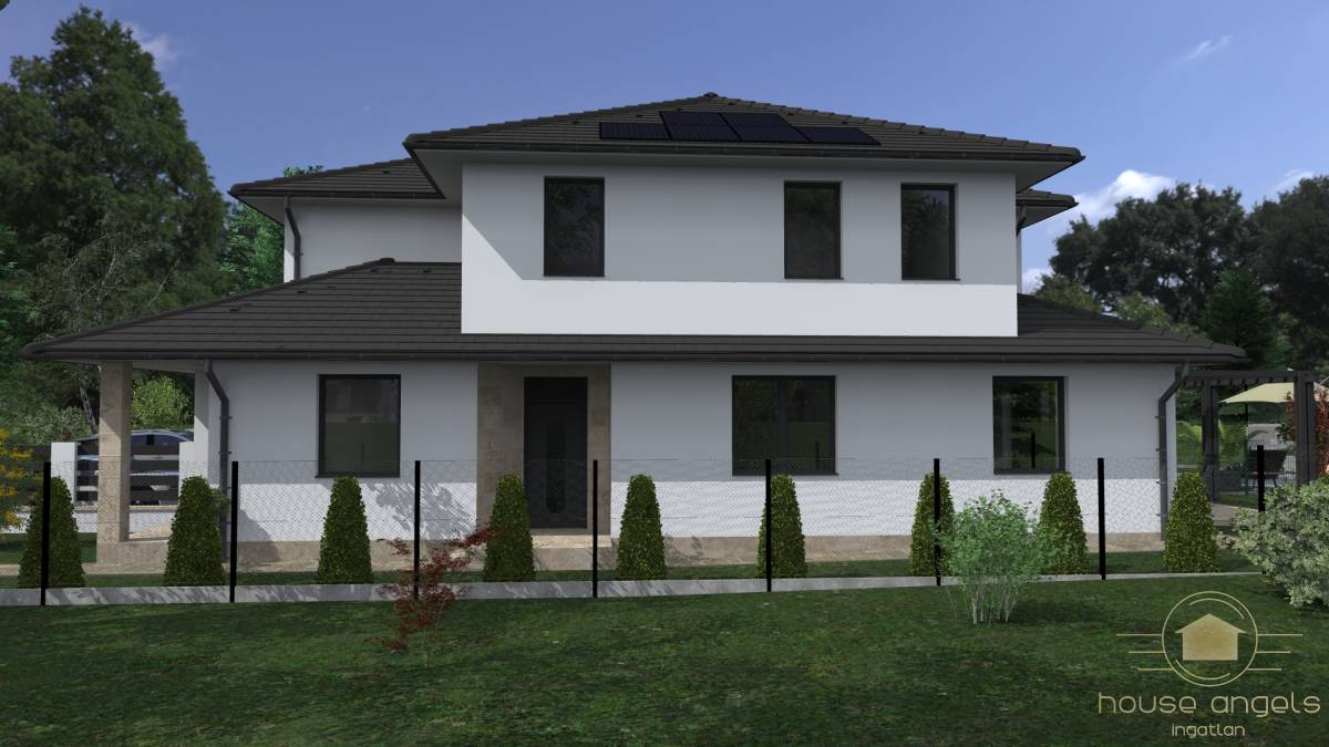 Eladó garázsos ikerházak Pécelen, panorámás környezetben