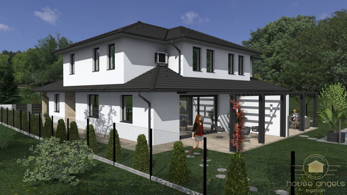 Eladó garázsos ikerházak Pécelen, panorámás környezetben