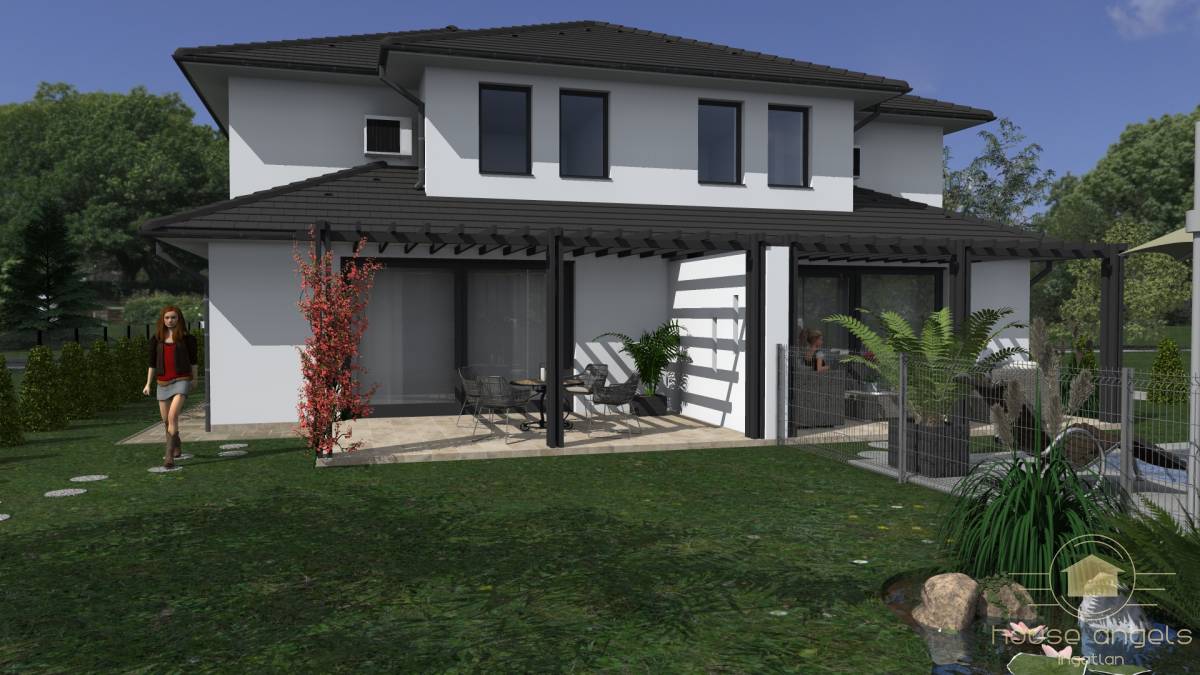 Eladó garázsos ikerházak Pécelen, panorámás környezetben