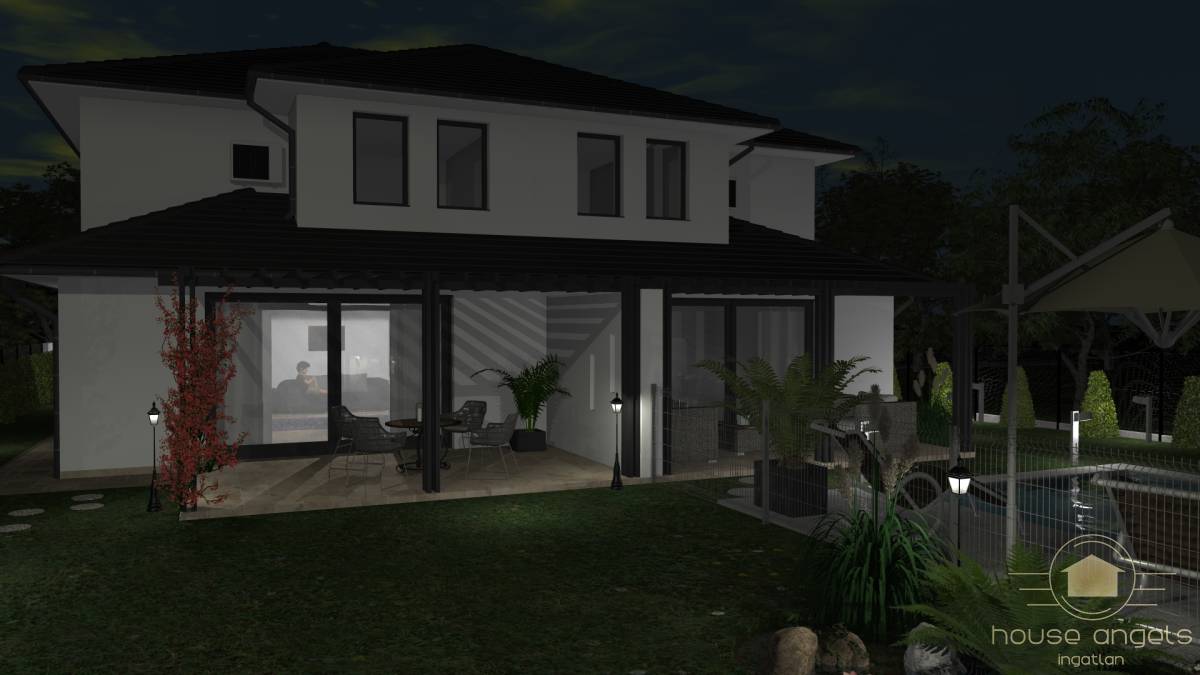 Eladó garázsos ikerházak Pécelen, panorámás környezetben