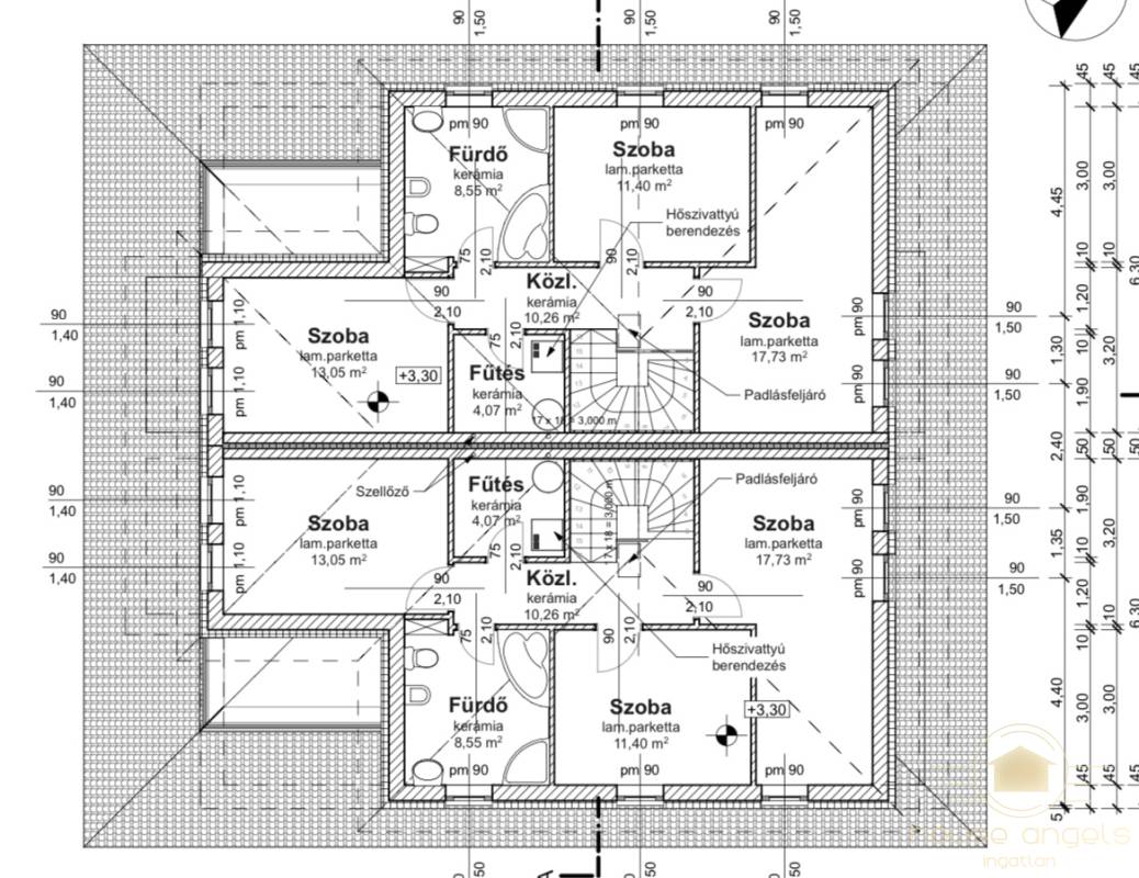 Eladó garázsos ikerházak Pécelen, panorámás környezetben