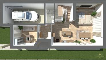 Eladó garázsos ikerházak Pécelen, panorámás környezetben