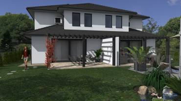 Eladó garázsos ikerházak Pécelen, panorámás környezetben